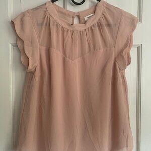 Monteau Los Angeles Pink Blouse Size M